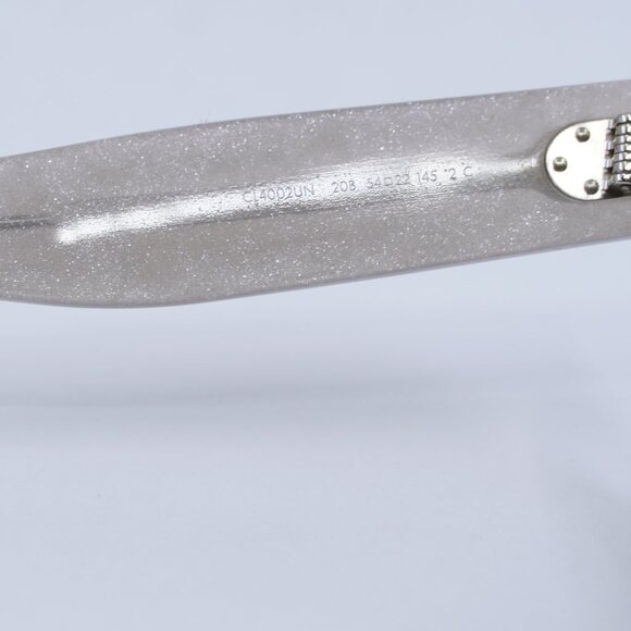 🕶️ New Celine CL4002UN 20B Sunglasses - Grey Silver Glitter Frame - Picture 9 of 13